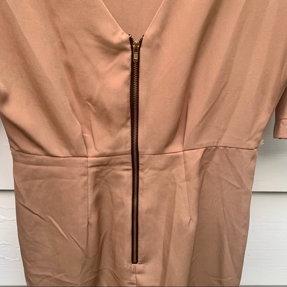 TOP SHOP nude mini dress - Picture 4 of 6